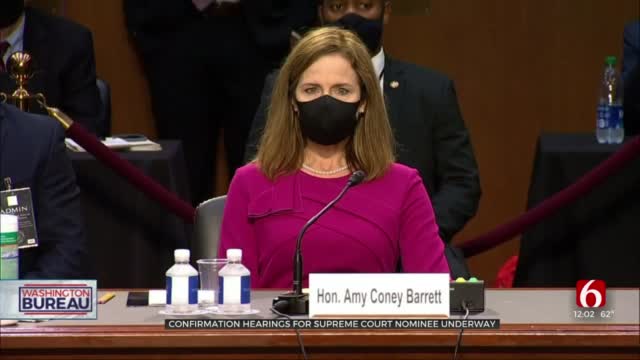 Amy Coney Barrett Confirmation Hearings Begin On Capitol Hill 