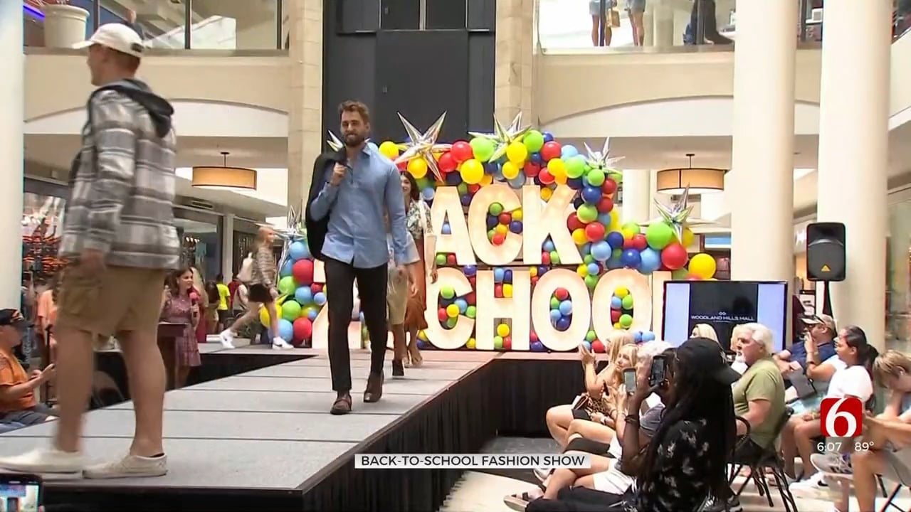 Fashion Show At Tulsa's Woodland Hills Mall Showcases New Trends Ahead Of School Year