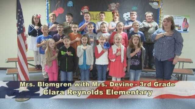 Mrs. Blomgren's & Mrs. Devine's 3rd Grade Class At Clara Reynolds Elementary School