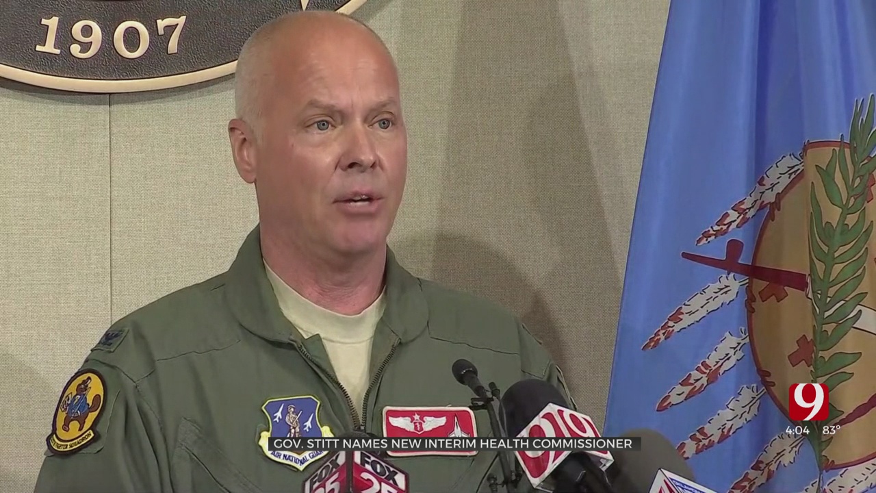 Gov. Stitt Names Oklahoma Air National Guard Colonel As Interim Health Commissioner