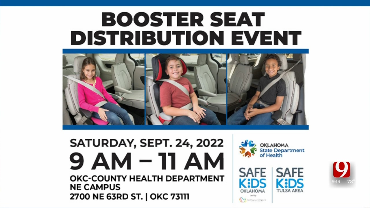 State Health Department Holding Booster Seat Distribution Event