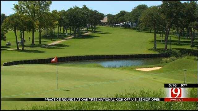 Practice Rounds Kickoff US Senior Open At Oak Tree National