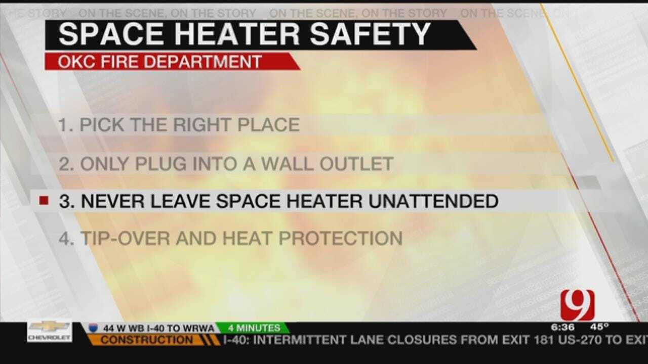 Firefighters Stress Safety When Using Space Heaters