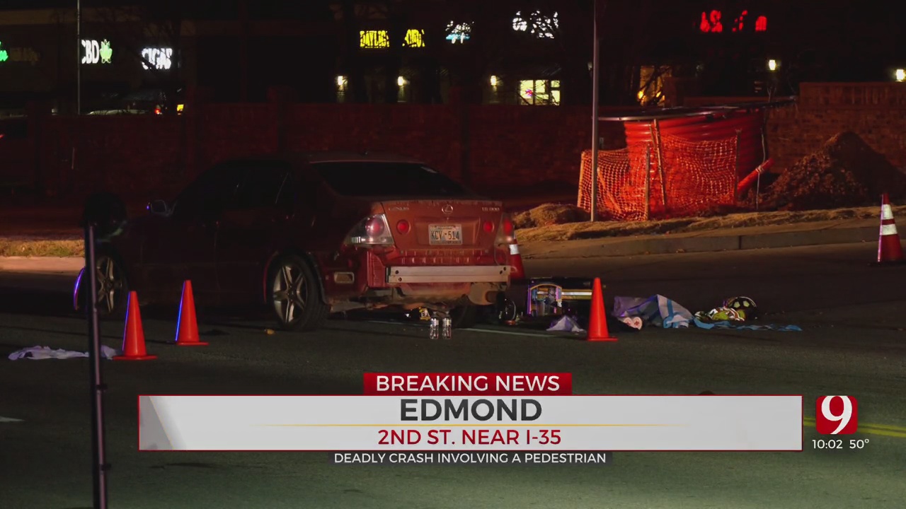 Crash In Edmond Kills Pedestrian