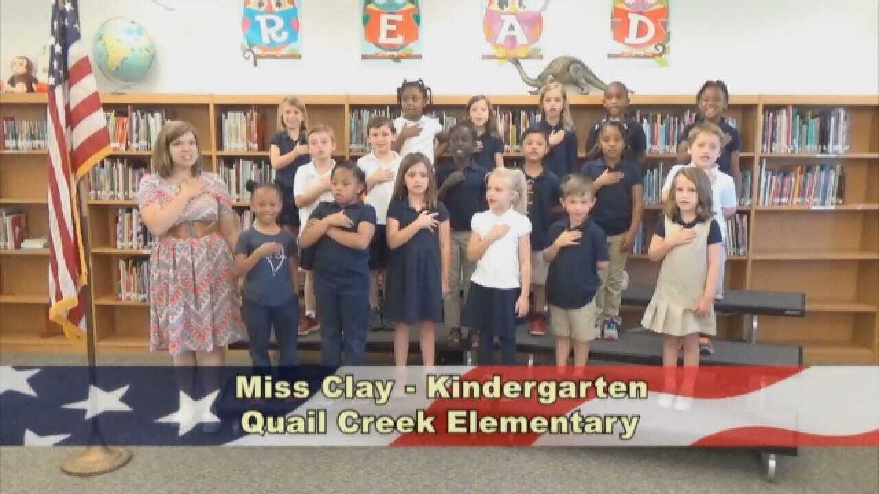 Miss Clay's Kindergarten Class At Quail Creek Elementary