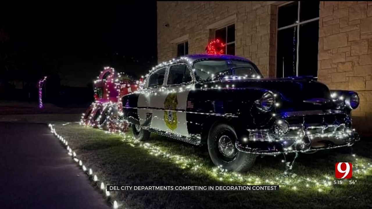 Christmas Cup At Stake: Del City Departments Vying To Become Best Holiday Decorator