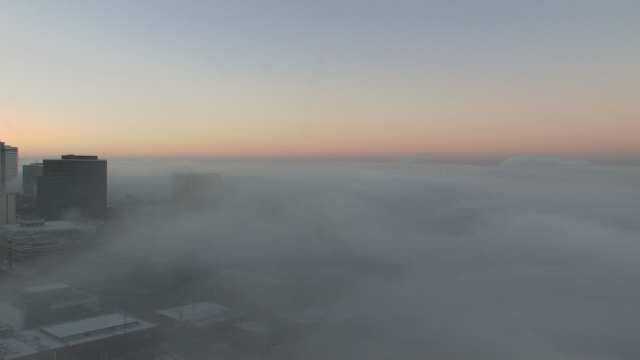 WEB EXTRA: Video From Osage SkyCam Network Of Downtown Tulsa Fog