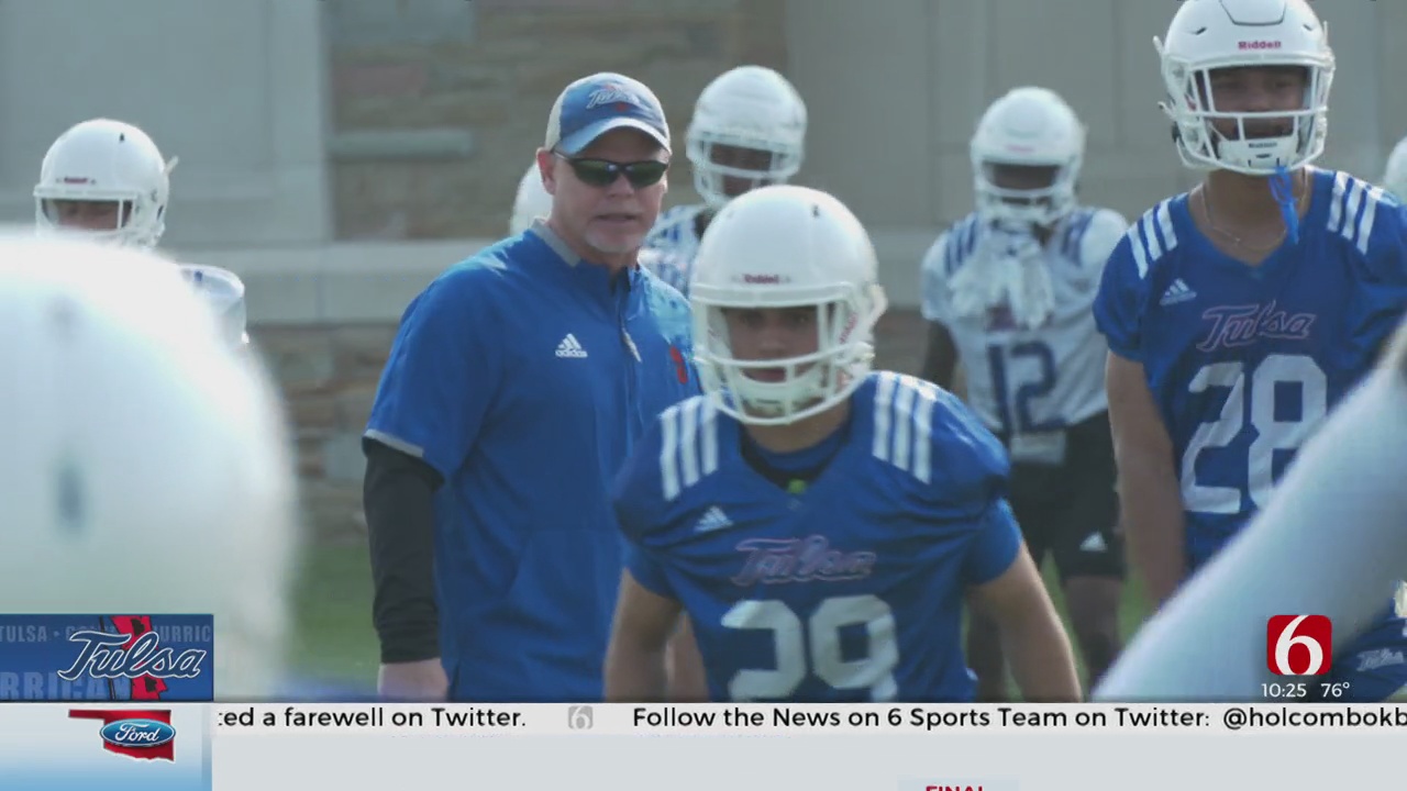 Tulsa Football Back On The Gridiron For First Day Of Fall Camp 