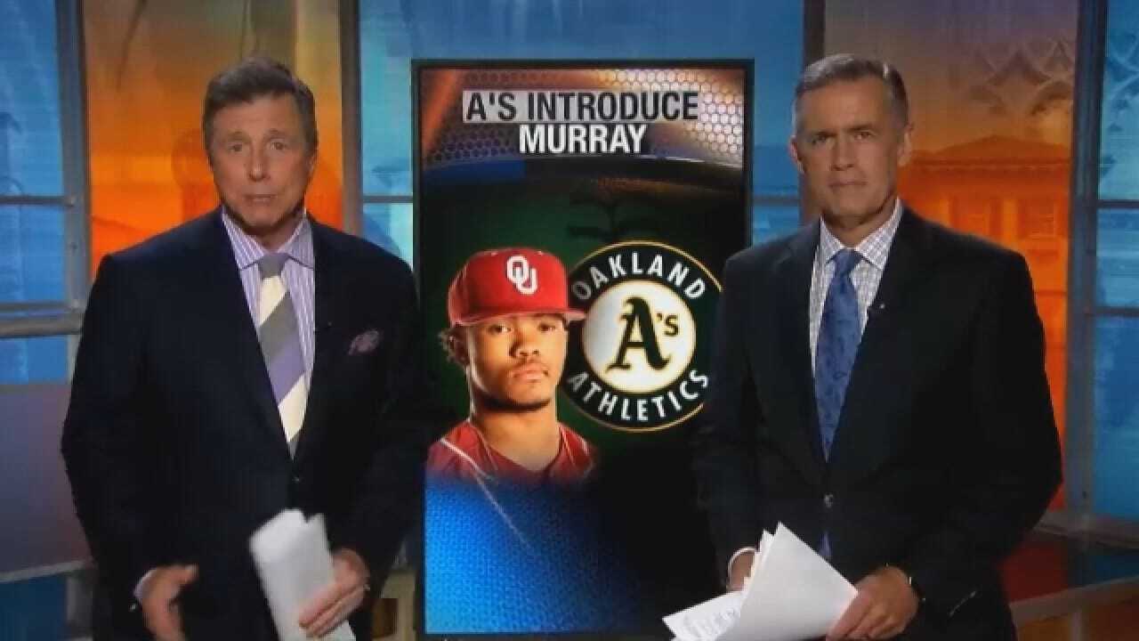 OU's Kyler Murray Introduced By The Athletics