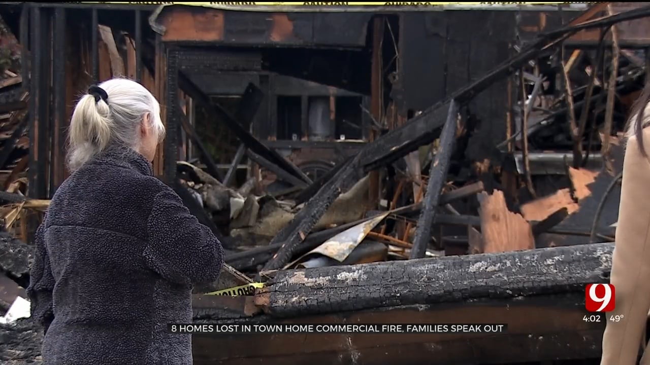 Woman Speaks Out After Fire Destroys NW Oklahoma City Townhome