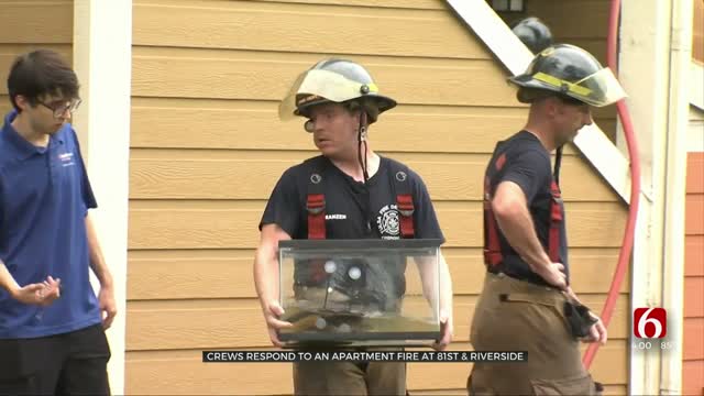 Crews Respond To Apartment Fire Near 81st, Riverside 