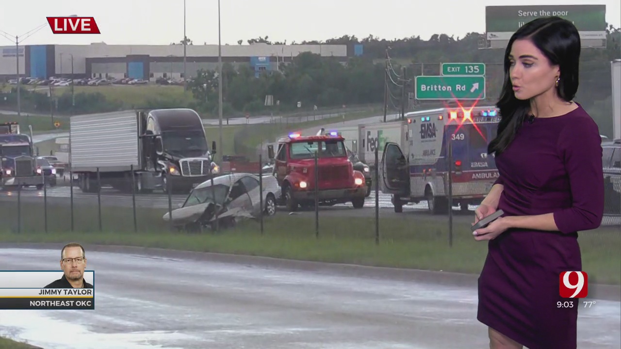 WATCH: Accident On I-35 Northbound Causes Delays