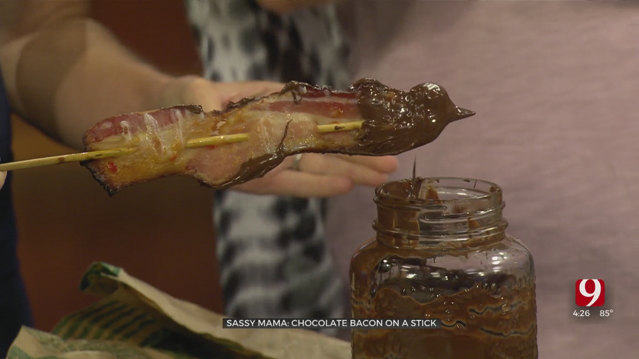 Chocolate Bacon on a Stick 