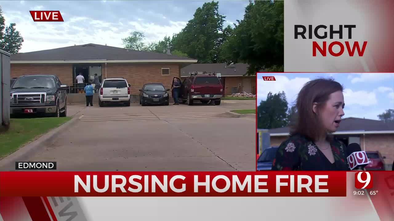 Possible Lightning Strike Causes Fire At Edmond Nursing Home, Residents Evacuated