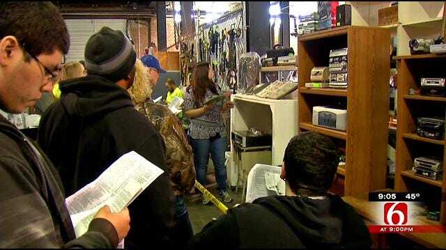 Bargain Shoppers Hit It Big At Tulsa's Surplus Auction