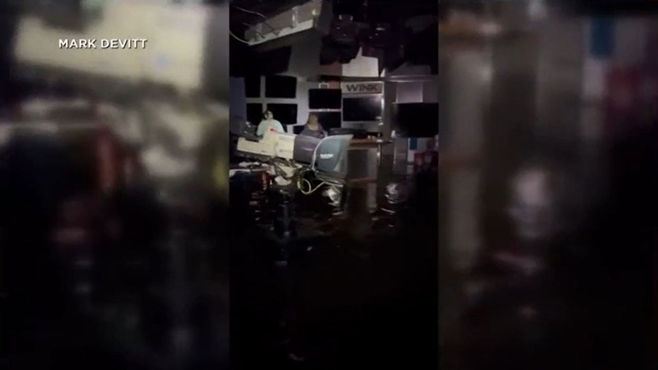 WATCH: CBS Station Flooded Due To Hurricane Ian