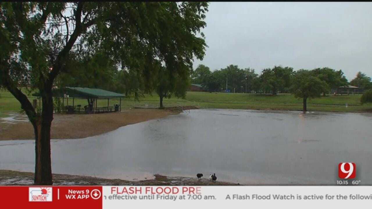 City Of Enid Warning Residents Of Flash Flooding Following Severe Storm