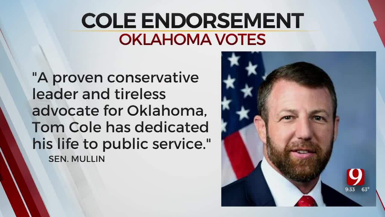 US Sen. Markwayne Mullin Endorses Rep. Tom Cole In Reelection Campaign