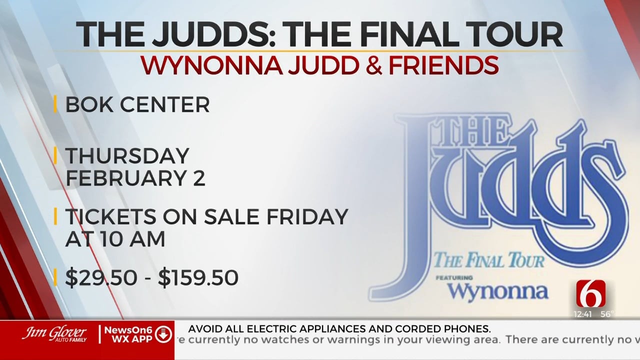 Tulsa On List Of Stops For The Judds Final Tour