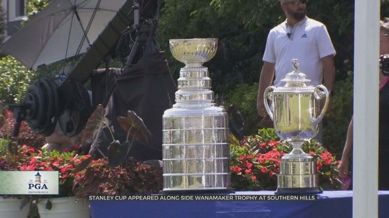 Stanley Cup Appears Alongside Wanamaker Trophy At Southern Hills