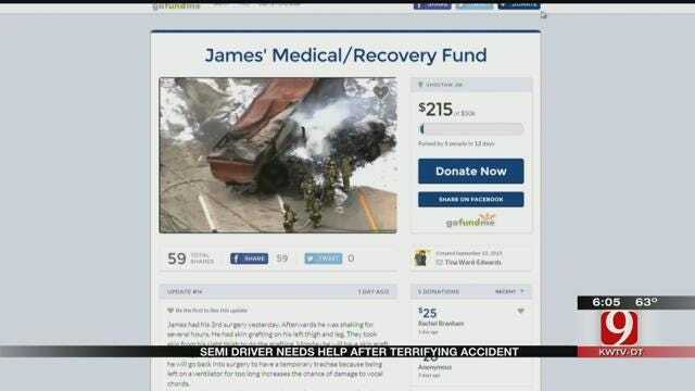 Family Of Driver In Fiery Crash Struggles To Pay For Medical Bills