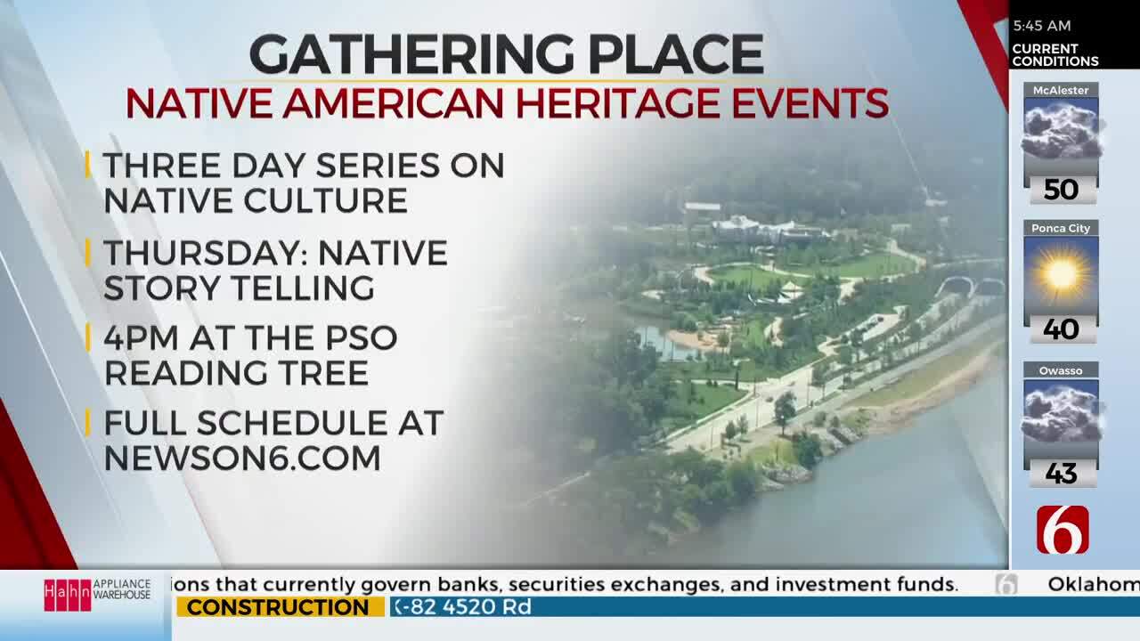 Gathering Place To Celebrate Native American Heritage Month With 3-Day Event Series 