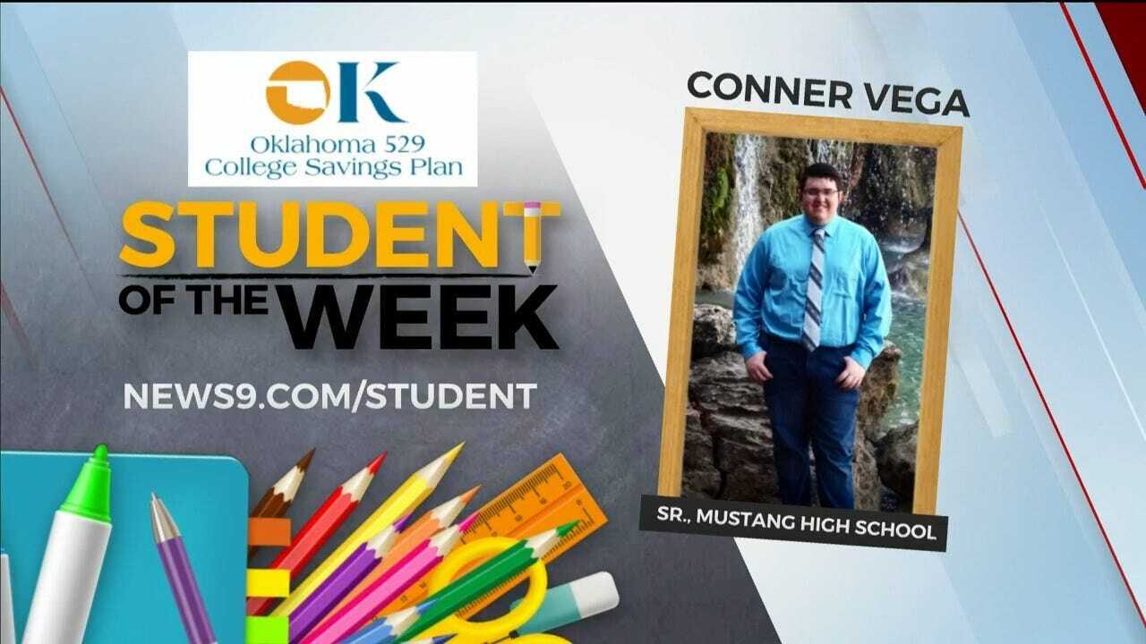 Student Of The Week: Conner Vega, Mustang HS Senior