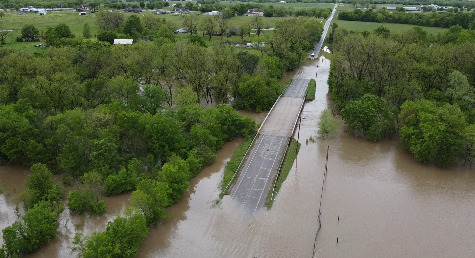 High Water In Bixby Blocks Streets, Floods Several Homes