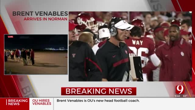 Full Video: Brent Venables Arrives In Norman