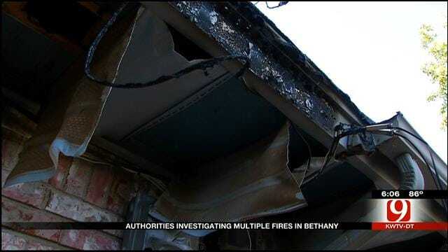 Bethany Authorities Investigate Possible Arsonist