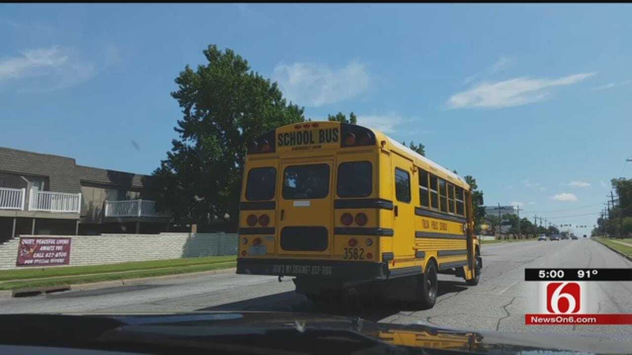 Parents Chase Down Astray Tulsa School Bus When Driver Doesn't Stop