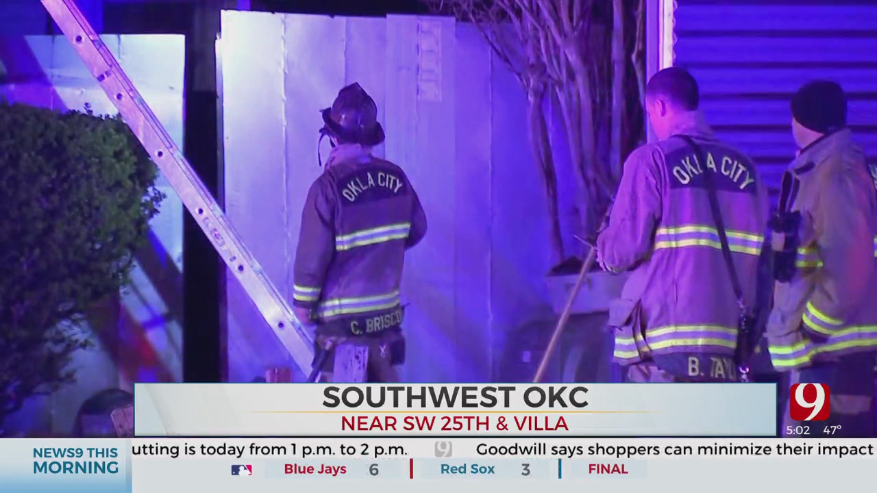 4 Rescued From Early Morning SW OKC Fire 