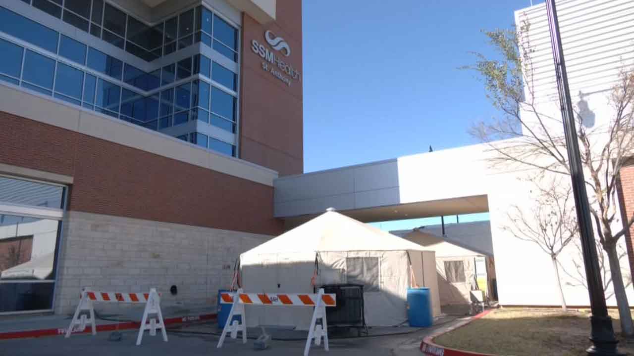 Oklahoma City Hospital Opening Overflow Tent Ahead Of Expected Post-Thanksgiving Surge  