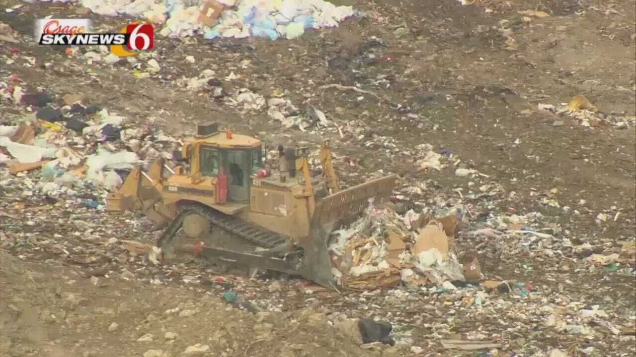Osage SkyNews 6 HD Flies Over NE Tulsa Area Landfill
