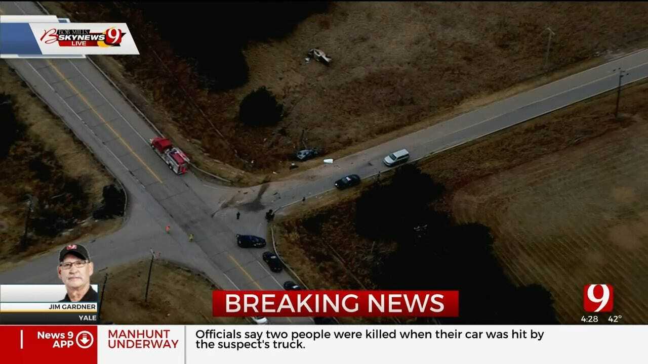 2 Killed In Crash; Highway 51 Near Yale Shut Down Due To Manhunt For Chase Suspect