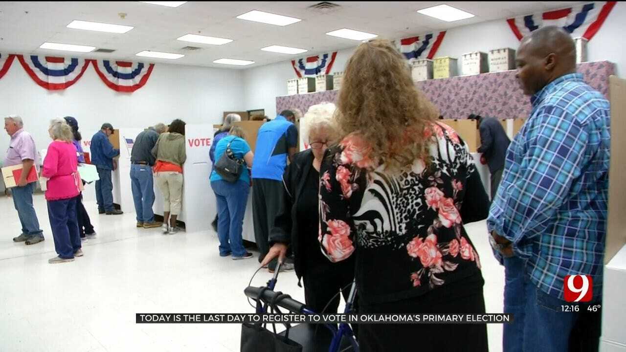Friday Is Last Day To Register To Vote In Oklahoma's Primary Election