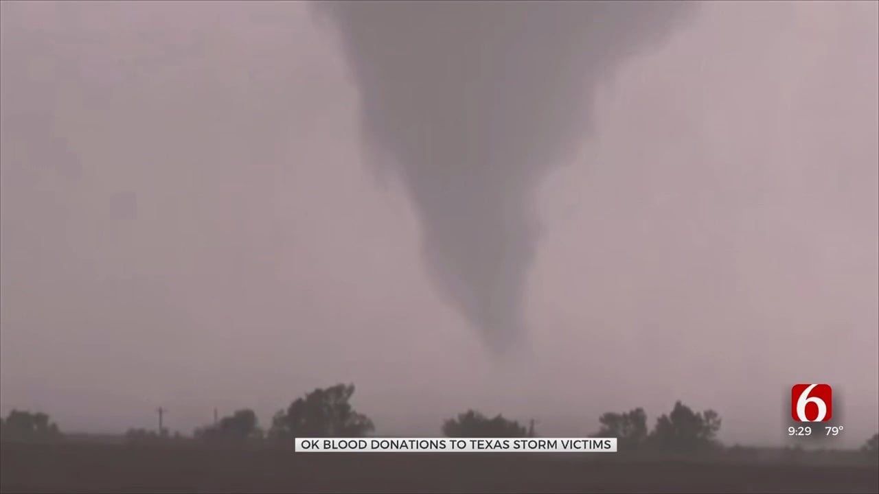Disaster Relief: Oklahomans Send Blood Donations To Help Texas Tornado Survivors