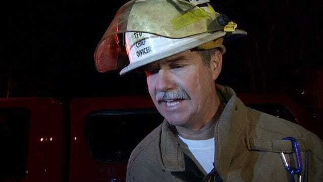 WEB EXTRA: Tulsa Fire District Chief Bennie Atrring Talks About Fire