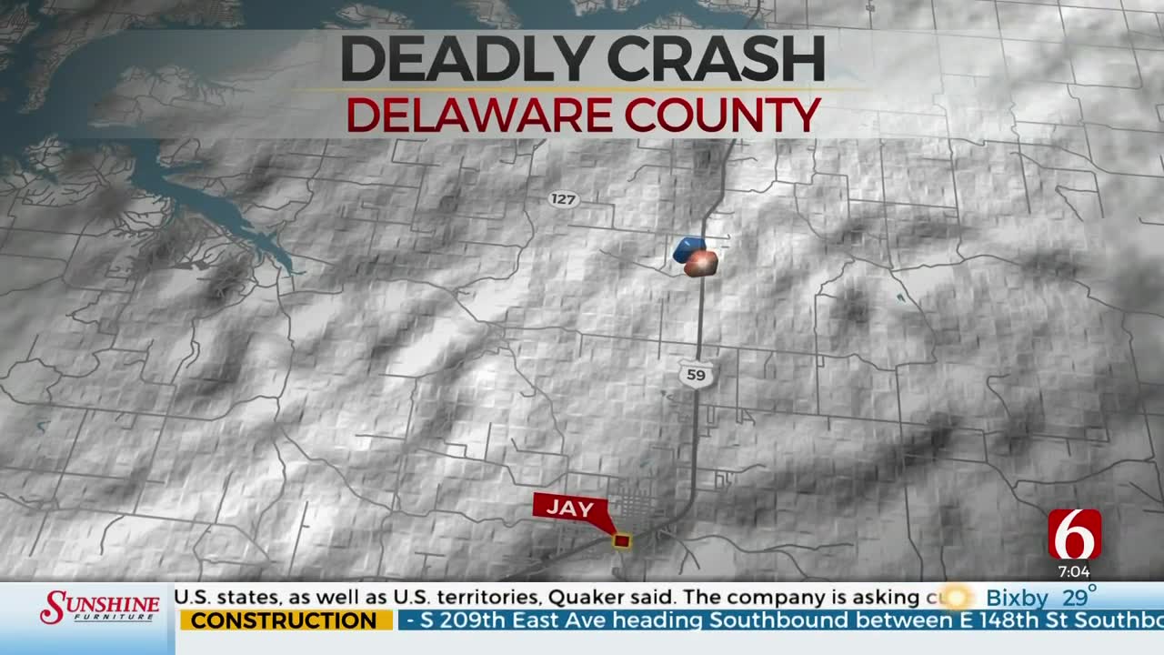 1 Killed After Driving Off The Road In Delaware County