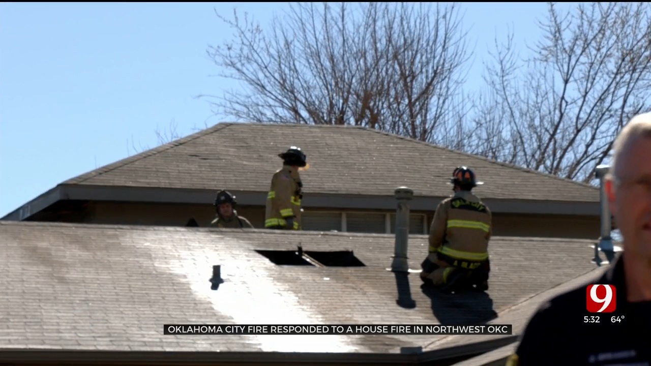 Man Suffers Burns On Face During Northwest Oklahoma City House Fire