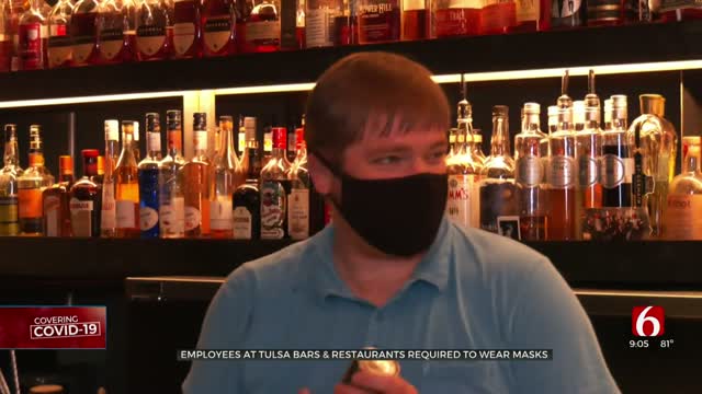  Tulsa Leaders Require Masks For Restaurant, Bar Employees To Slow Virus Spread