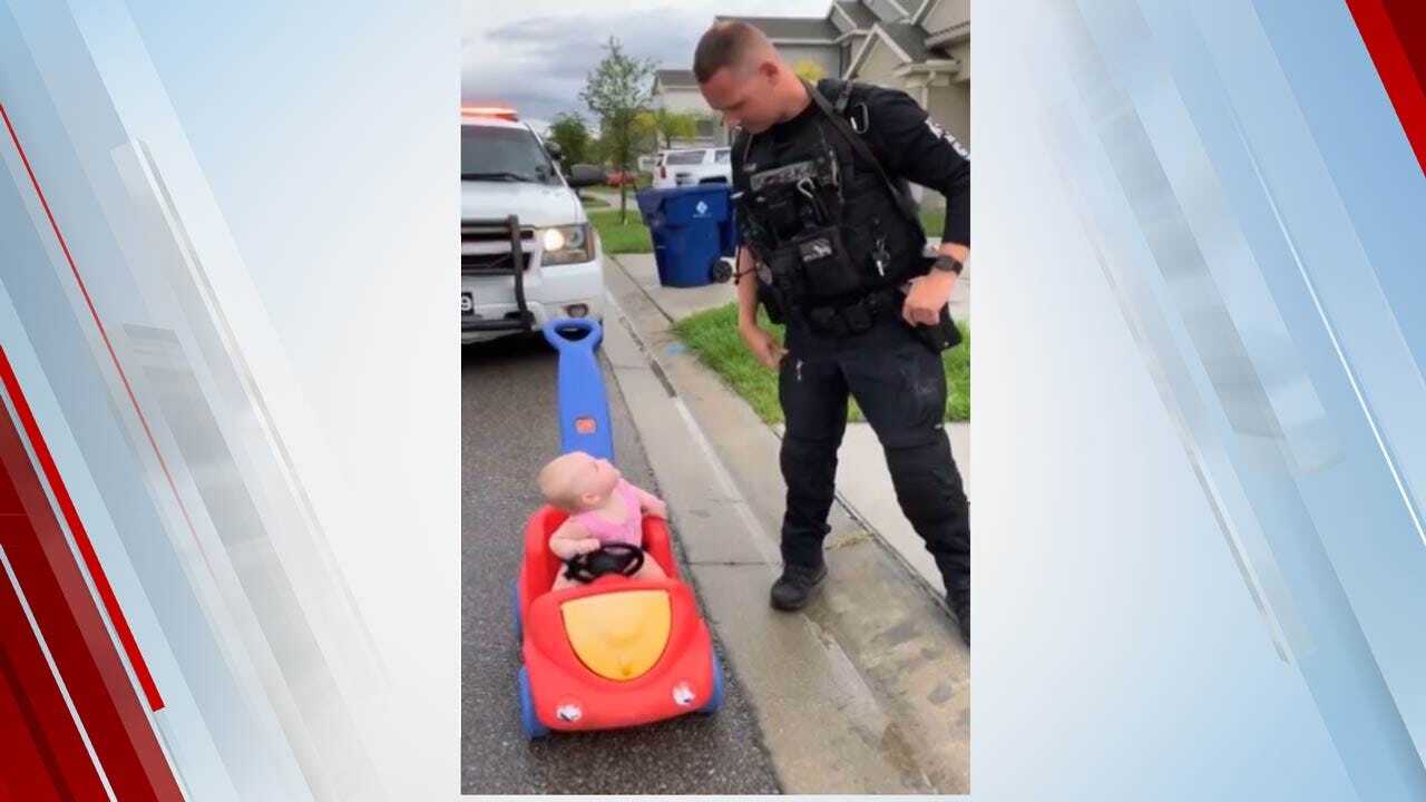 TOO CUTE: Little Girl Surprised When Daddy Pulls Her Over