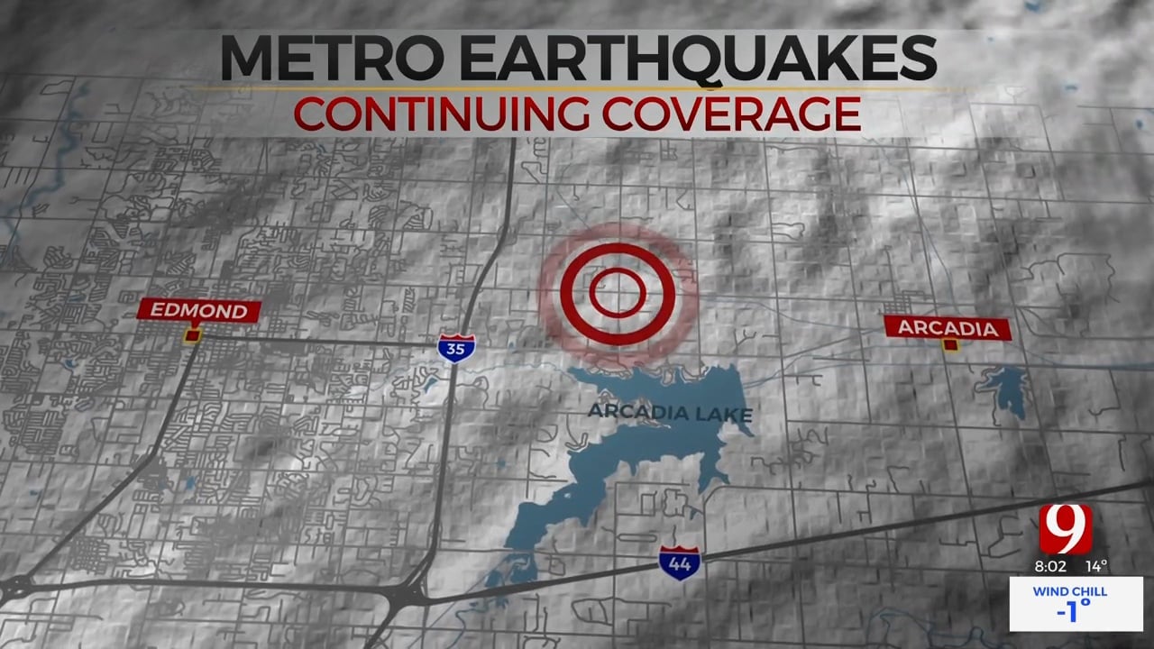 More Earthquakes In OKC, Edmond, Felt In Surrounding Areas