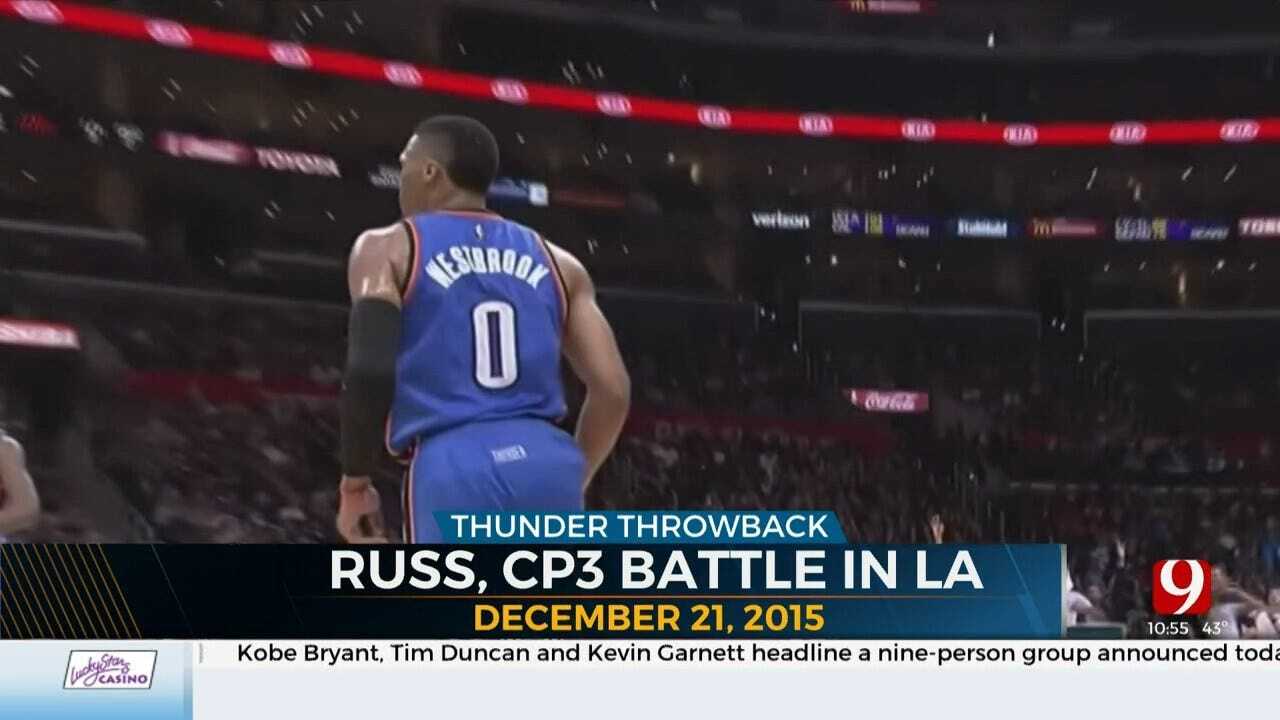 Thunder Throwback: Chris Paul And Russell Westbrook Duel In Los Angeles