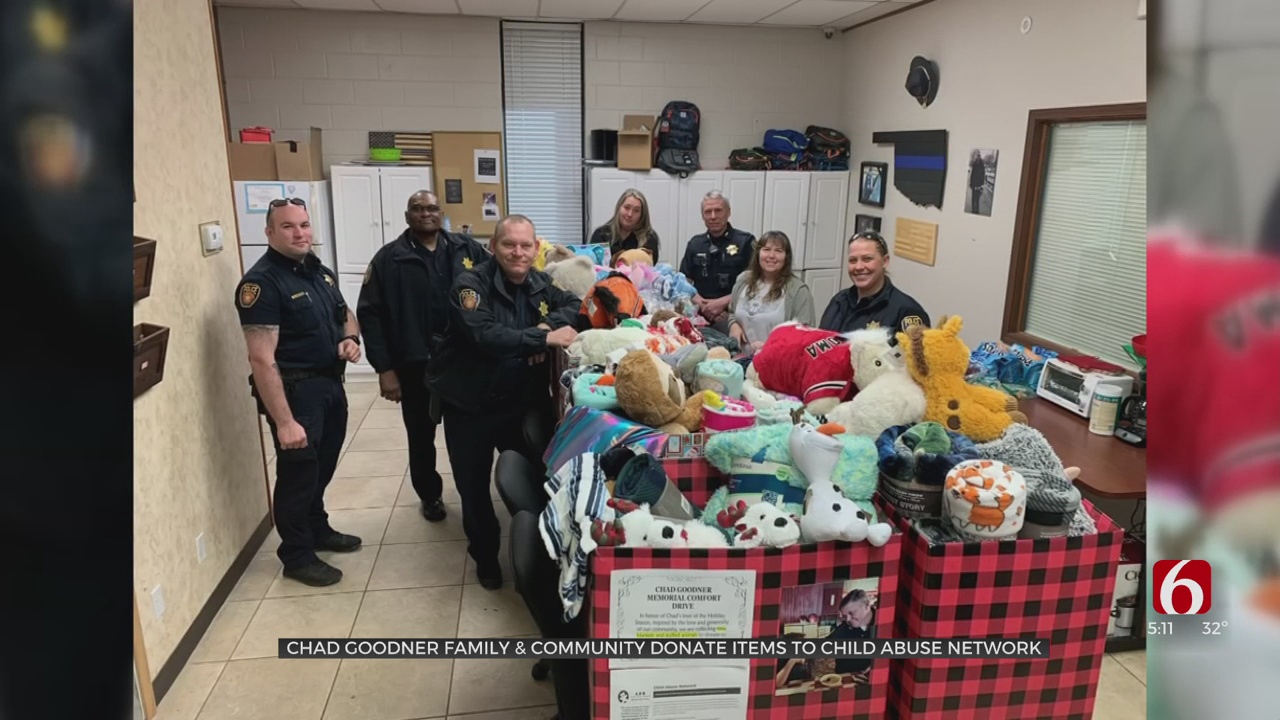 Family, Community Donate Items To Child Abuse Network
