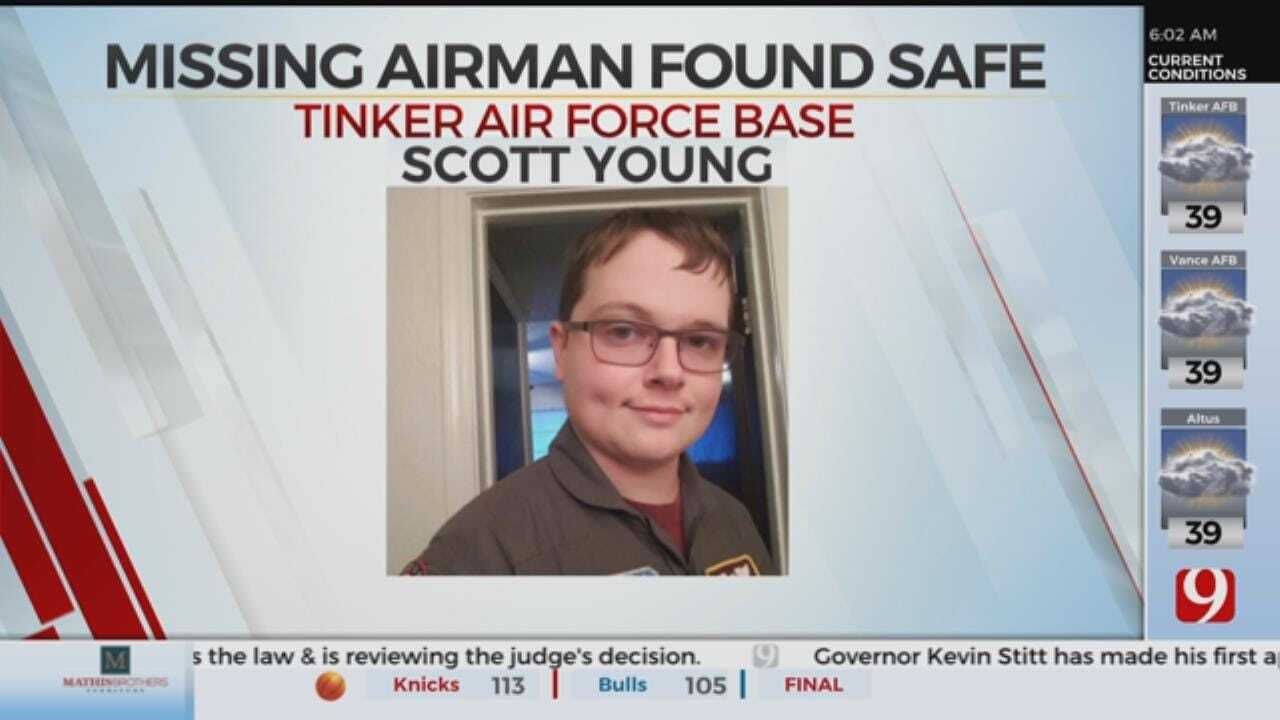 Missing Tinker Airman Found Safe, According To Family