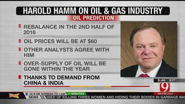 Harold Hamm Continues Positive Predictions On Oil And Gas Industry