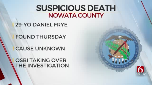 OSBI Investigating Suspicious Death In Nowata County 