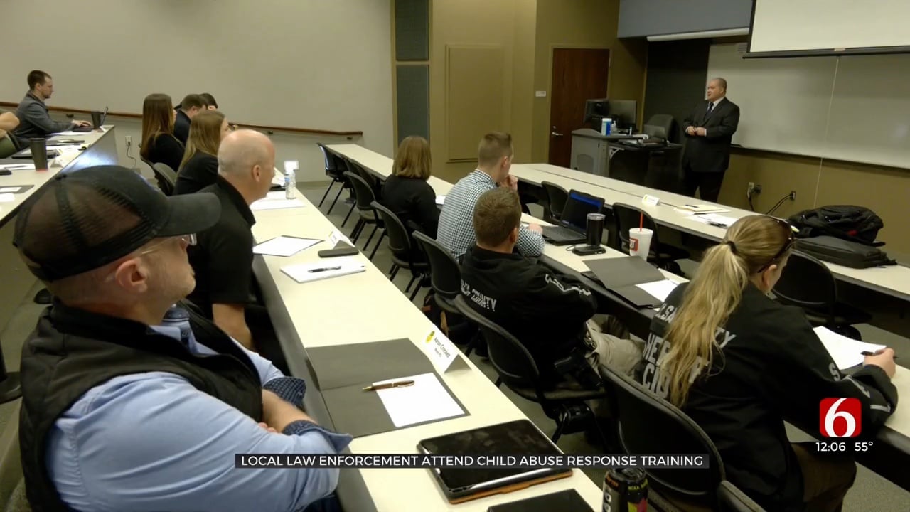 Local Law Enforcement Agencies Participate In Child Abuse Response Training 