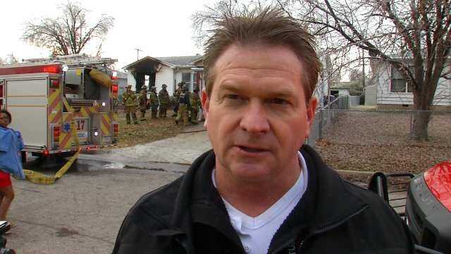 WEB EXTRA: Tulsa Fire Captain Stan May Talks About House Fire
